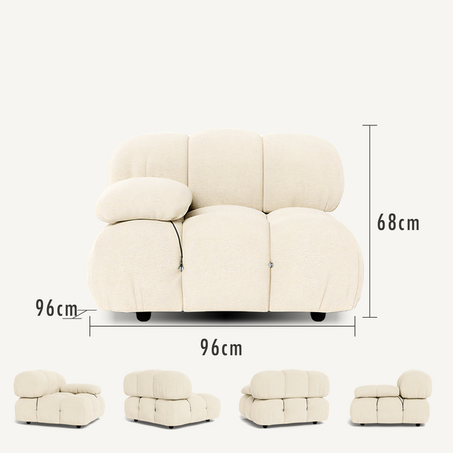 Left Armrest Module Dimensions