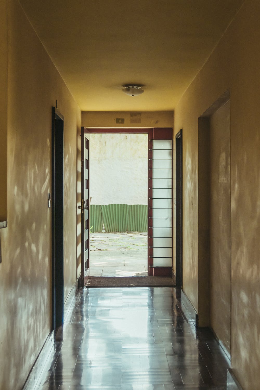 Clear away any fixtures