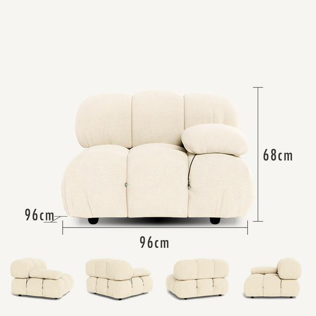Right Armrest Module Dimensions