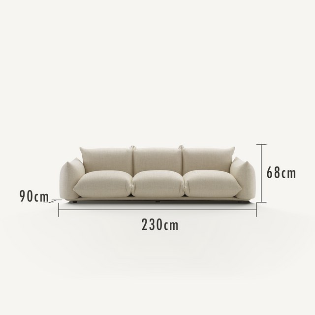 Three Seater Dimensions